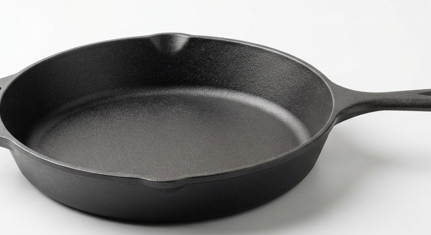 Cast Iron Skillet 26cm — Pre-Seasoned — detail view